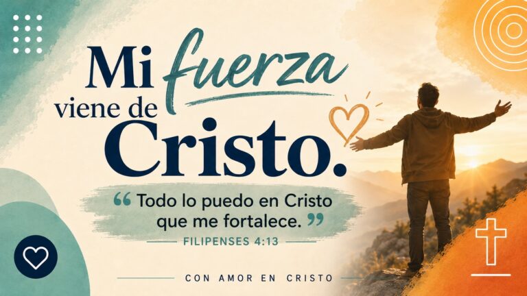 Filipenses 4:13 — Mi fuerza viene de Cristo