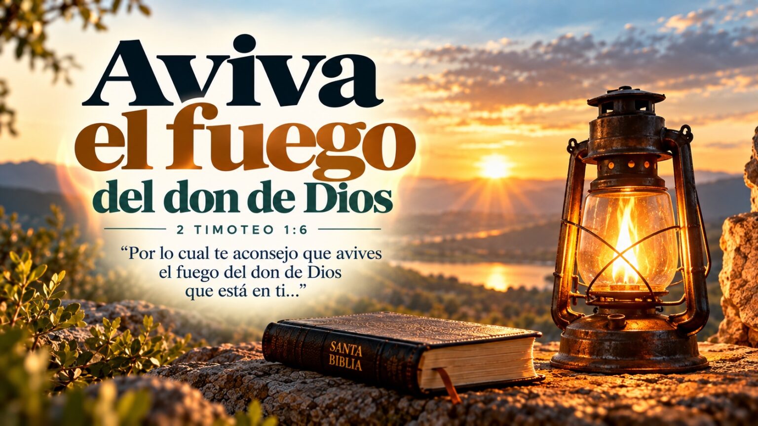 2 Timoteo 1:6 — Aviva el fuego del don de Dios