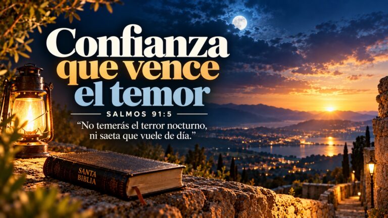 Salmos 91:5 — Confianza que vence el temor