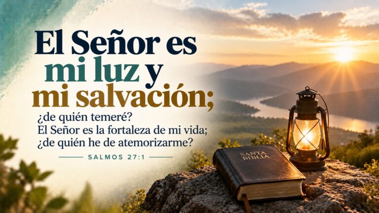 Salmos 27:1 — El Señor es mi luz y mi salvación
