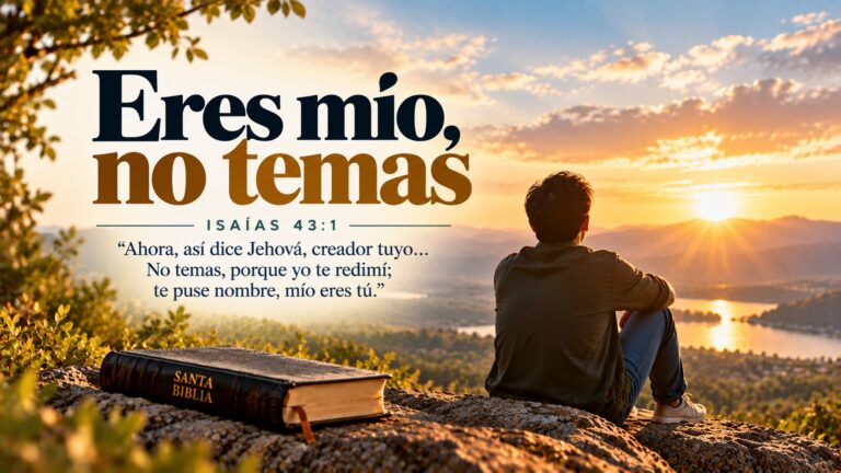 Isaías 43:1 — Eres mío, no temas