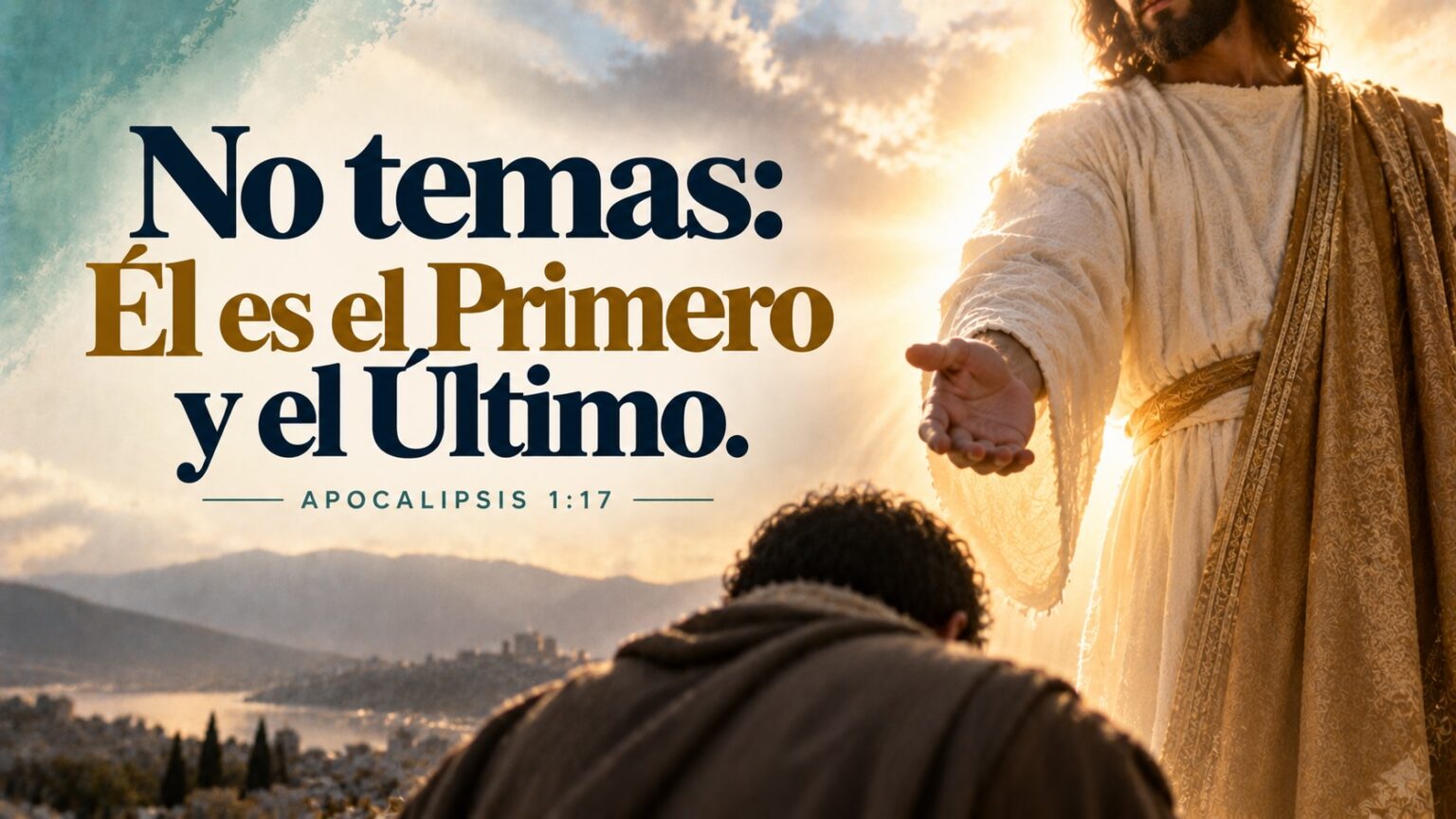 Apocalipsis 1:17 — No temas: Él es el Primero y el Último