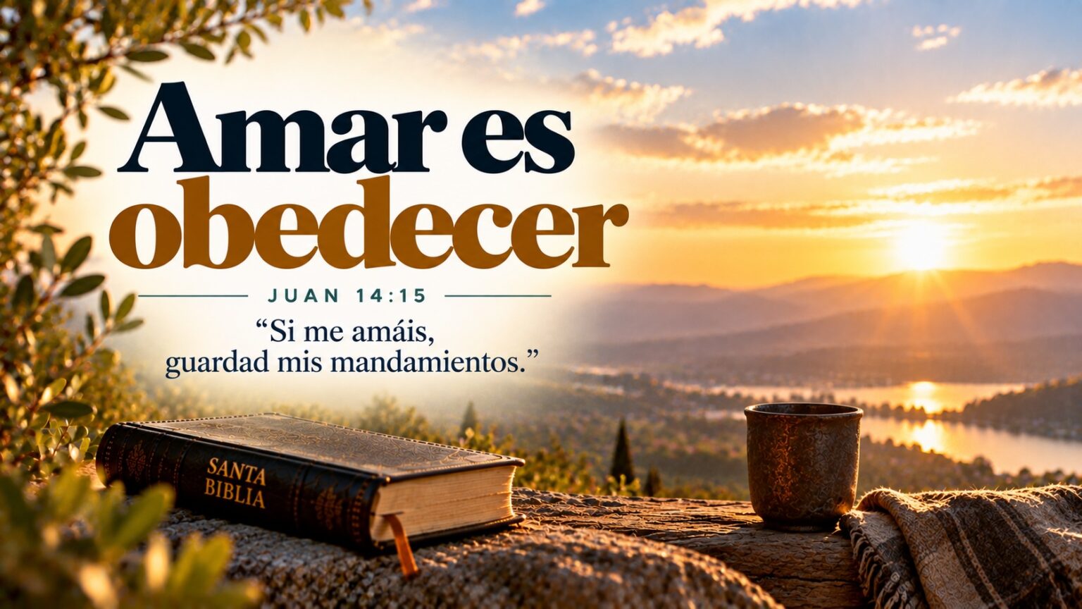 Juan 14:15 — Amar es obedecer