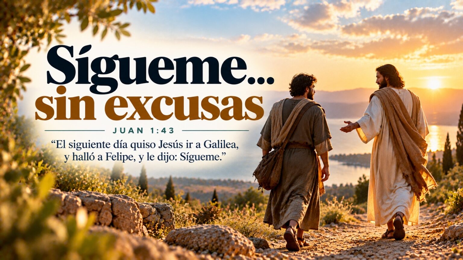 Juan 1:43 — Sígueme… sin excusas