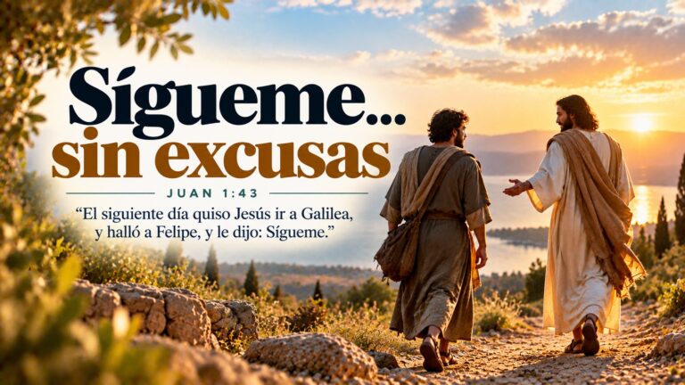 Juan 1:43 — Sígueme… sin excusas